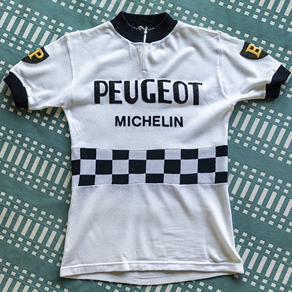 1960s Peugeot Michelin maillot cyclisme