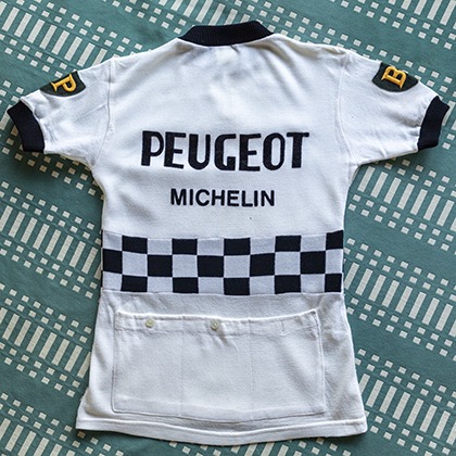 1960s Peugeot Michelin maillot cyclisme