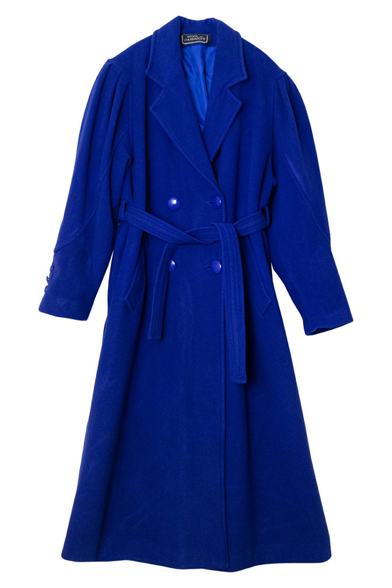 1980年代ブルーのコート