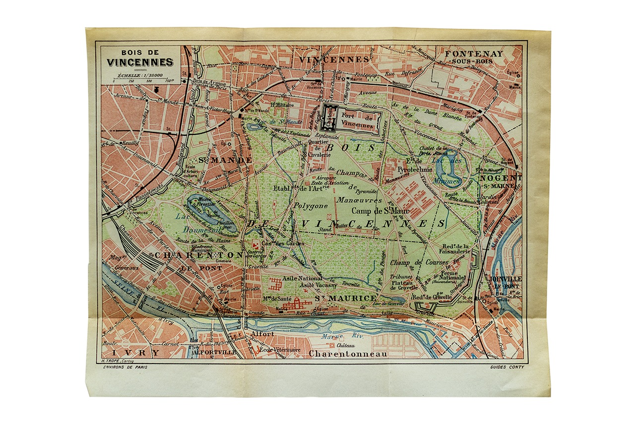 1920-30年ごろのVincennes地図