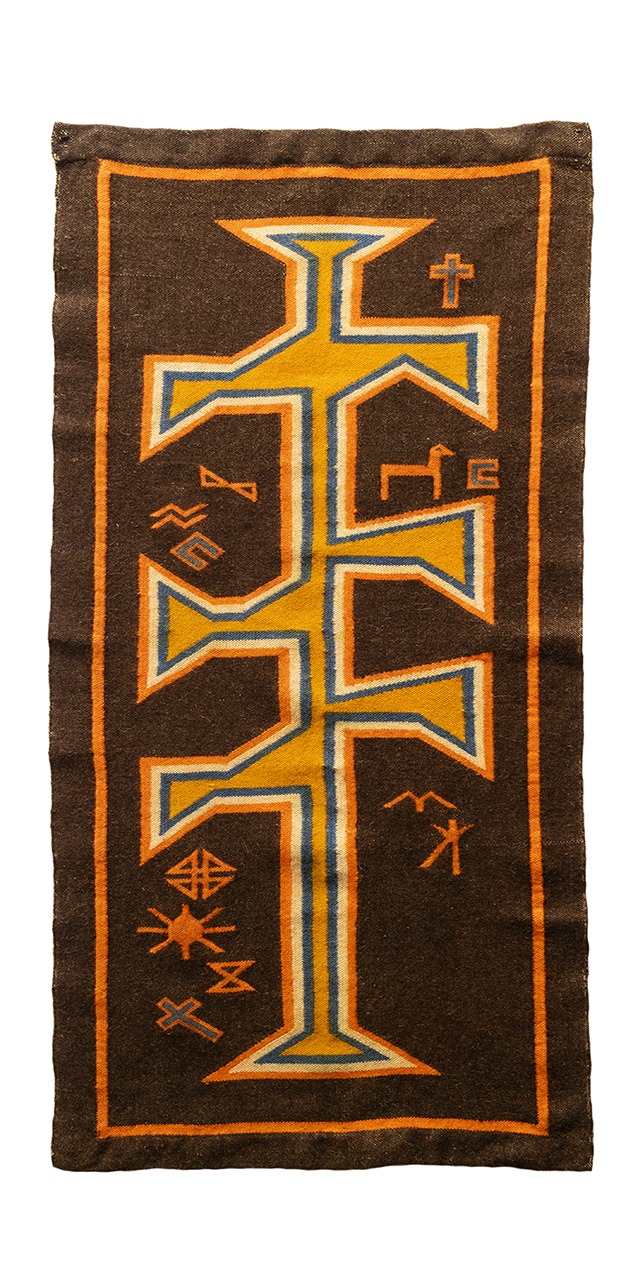 1970年代エチオピア？の毛織ラグ