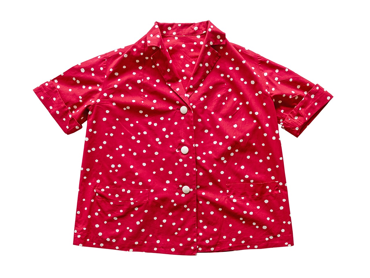 1950s 水玉シャツジャケット半袖