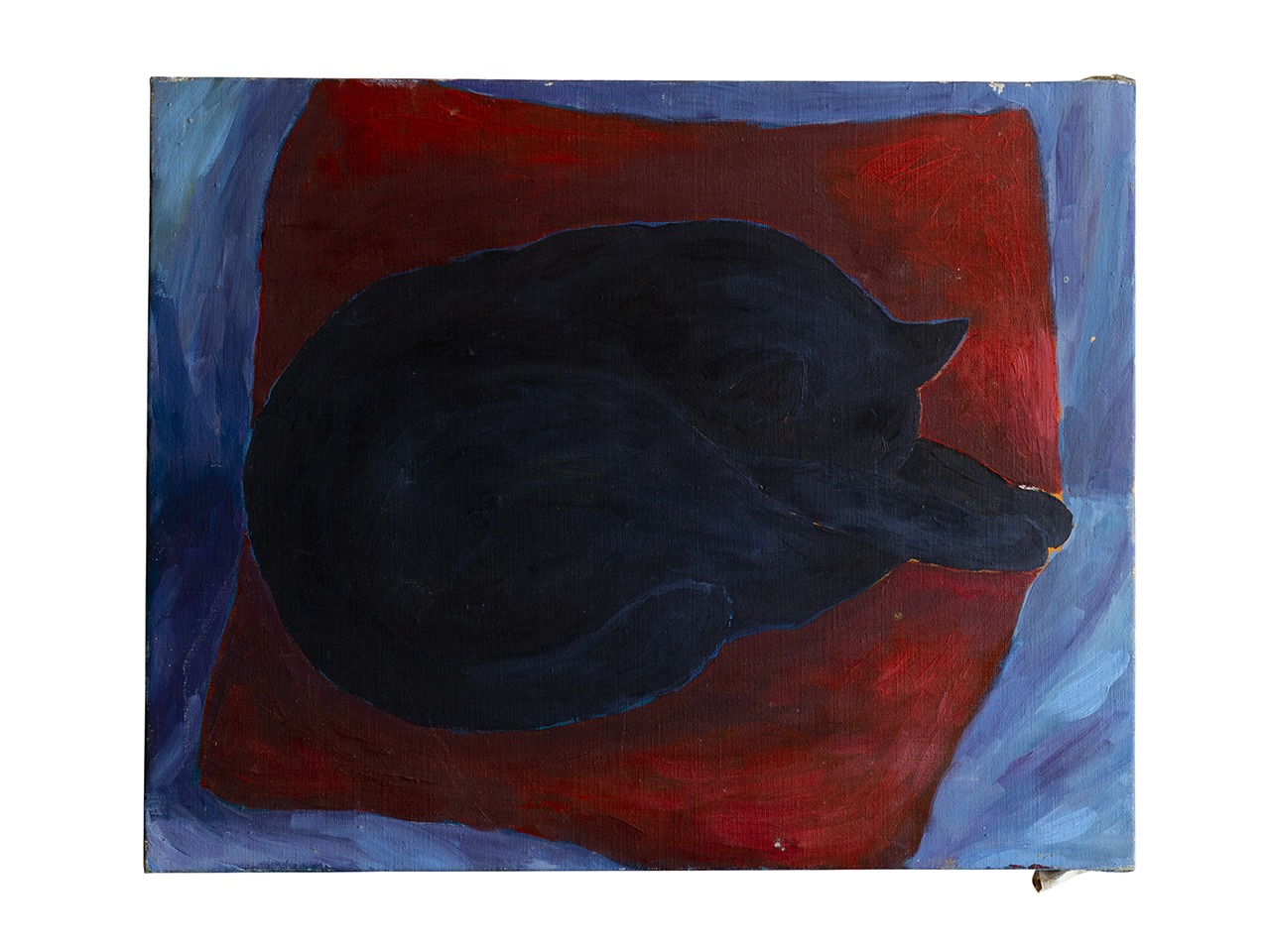Mizue Grimard の絵画　黒猫