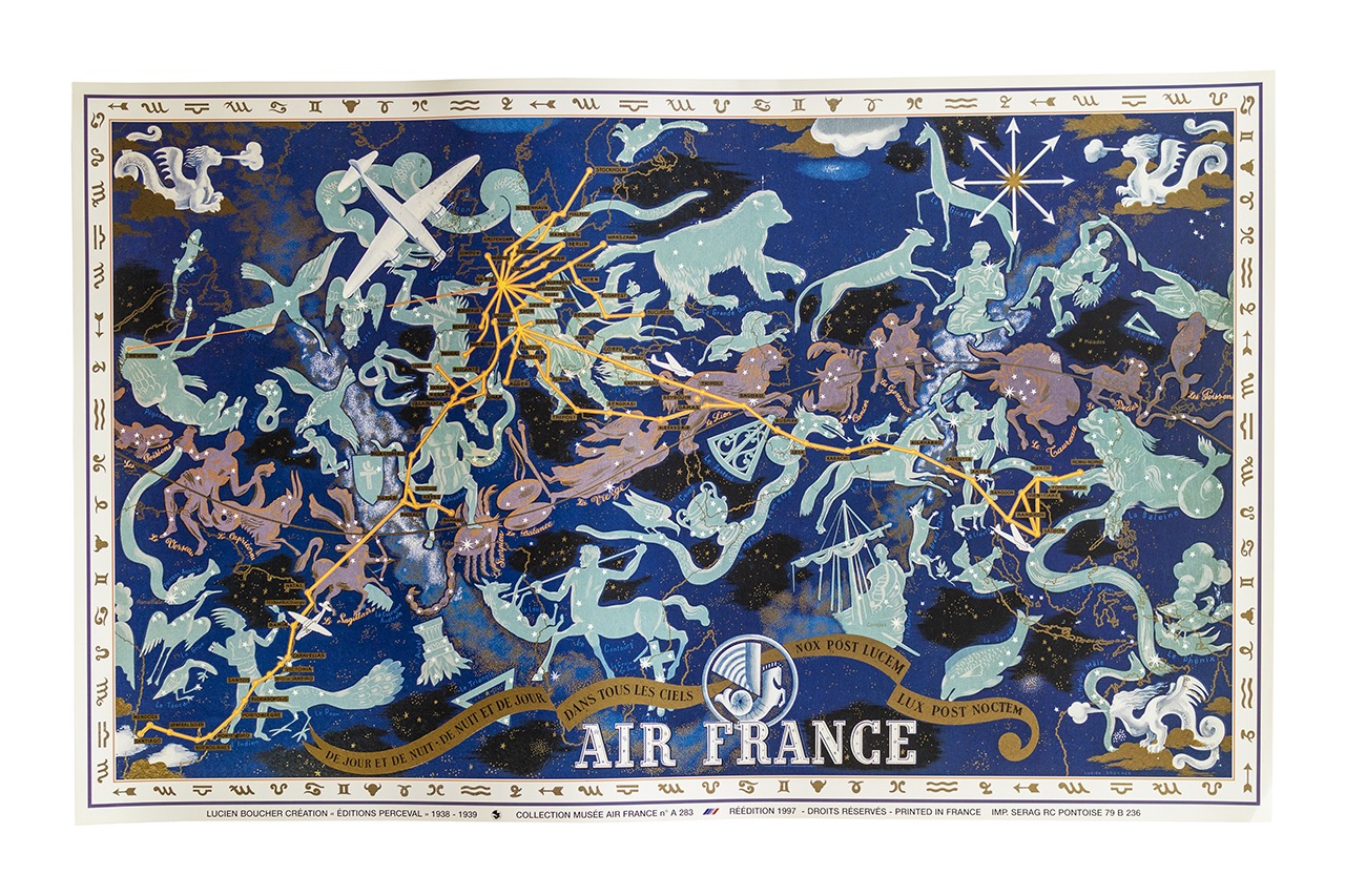 Air France poster 1938 Lucien Boucher